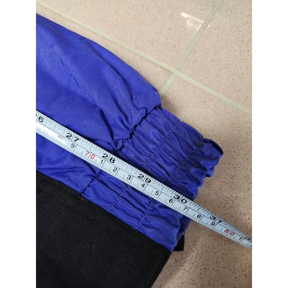 Vintage Vitesse Couloir Ski Suit Blue Large 14 Snowsuit One Piece Snow Bib